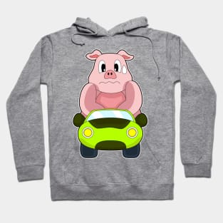 Pig Car Hoodie